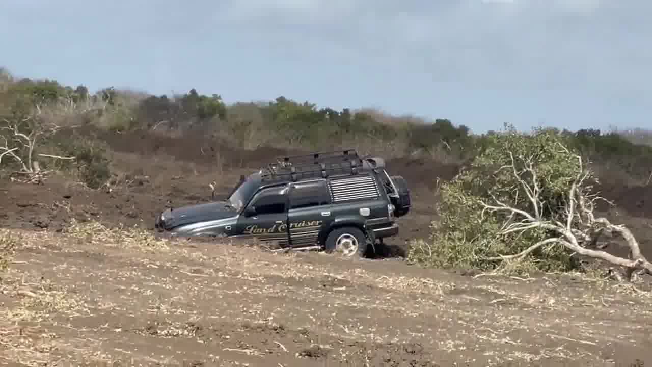 One of al-Shabaab’s suicide vehicles fell into a trench near a military base outside Mido village, early Monday. Security forces later blew it up in a controlled detonation.