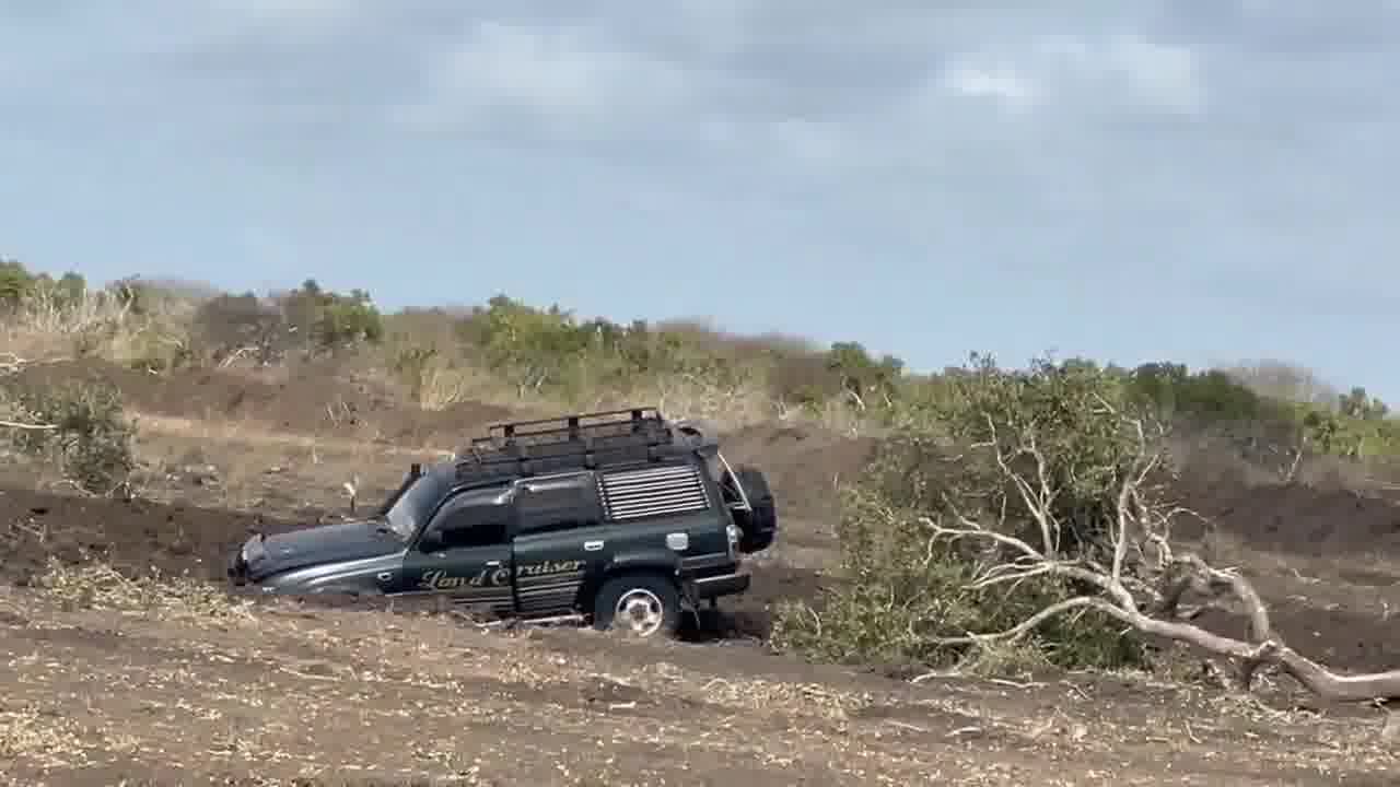 One of al-Shabaab’s suicide vehicles fell into a trench near a military base outside Mido village, early Monday. Security forces later blew it up in a controlled detonation.