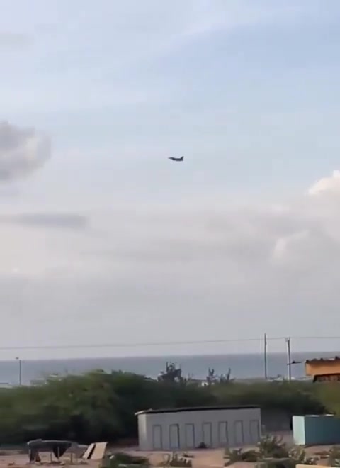 Turkish F-16 fighter jets deployed to Somalia were seen flying at low altitude over Mogadishu