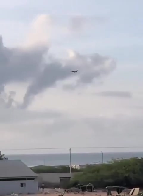 Turkish F-16 fighter jets deployed to Somalia were seen flying at low altitude over Mogadishu