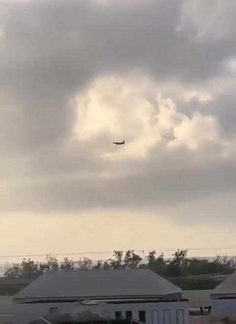 Turkish F-16 fighter jets deployed to Somalia were seen flying at low altitude over Mogadishu